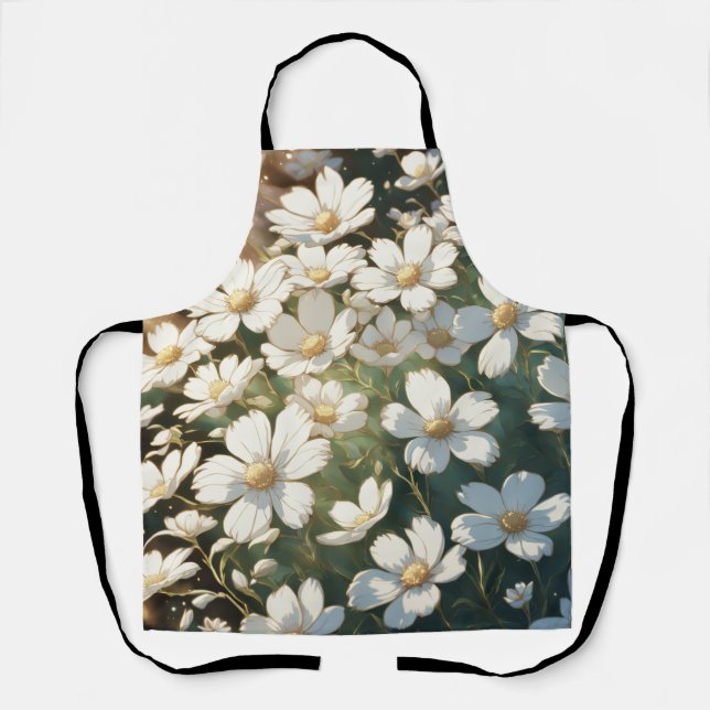 Tablier Fleurs blanches (Recto)