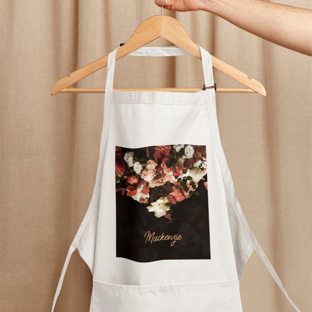 Tablier Fleurs d'automne personnalisées Stylisées (Créateur téléchargé)