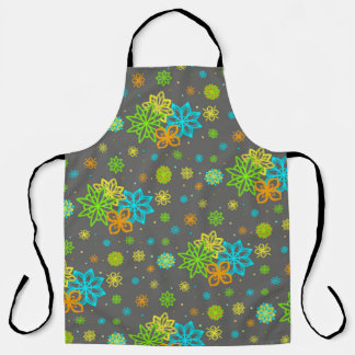 Tablier Fleurs de conseil de flûte - Motif Emmy