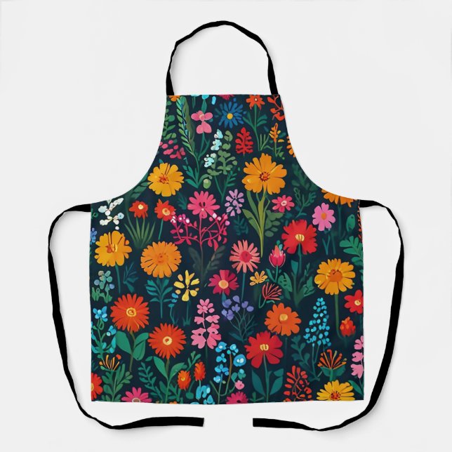 TABLIER FLEURS DE JARDIN (Recto)