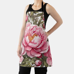 Tablier Fleurs de pivoine