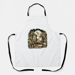 Tablier Fleurs femmes Cottagecore Rabbit esthétique