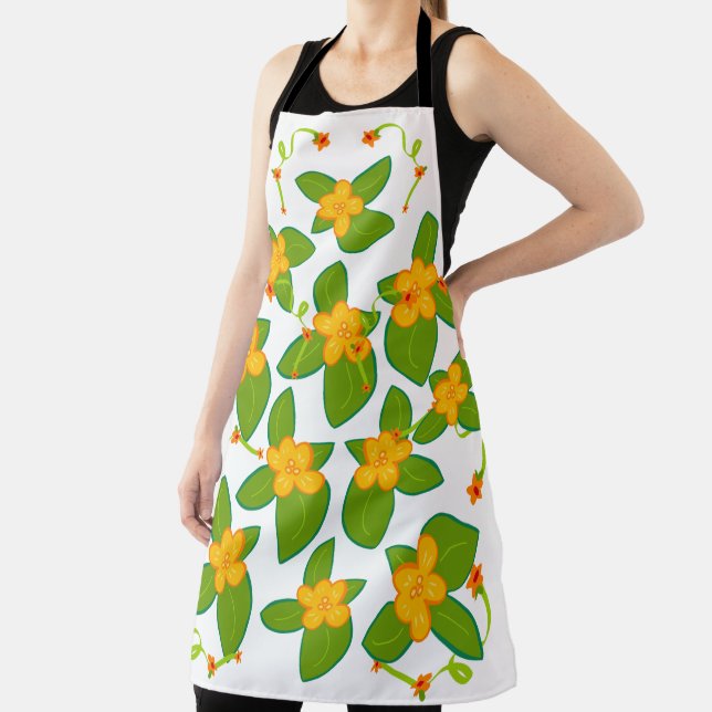 Tablier fleurs jaunes (Insitu)