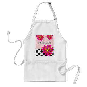 Tablier Fleurs lunatiques de pharmacien