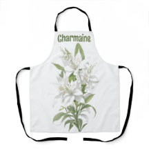 Fleurs Lys Blanches Personnalisées