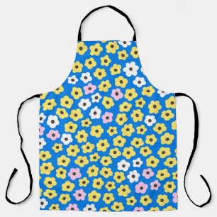 Tablier Fleurs mignonnes : motif de dessin animé sans soud