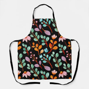 Tablier Fleurs Vintage Aquarelle tendance