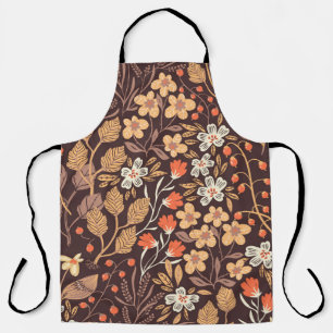 Tablier Flora d'automne : Vintage Motif sans couture