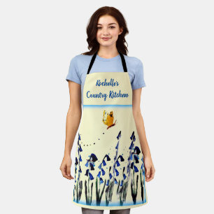 Tablier Floral Bluebells Papillon Pays nommé