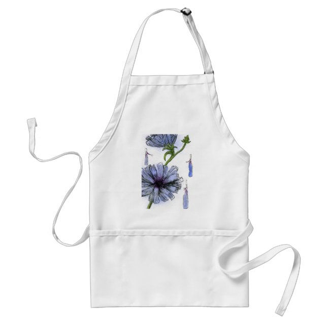 Tablier floral "chickory" (Devant)