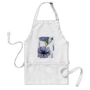Tablier floral "chickory"