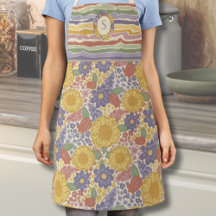 Tablier floral Cottagecore – Personnalisez avec un