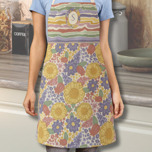 Tablier floral Cottagecore – Personnalisez avec un