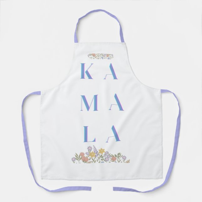Tablier Floral Kamala Harris (Recto)
