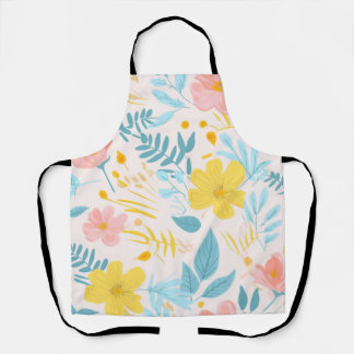Tablier Floral minimaliste
