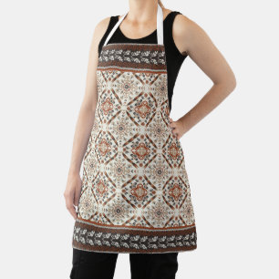 Tablier Floral Oriental Motif ethnique