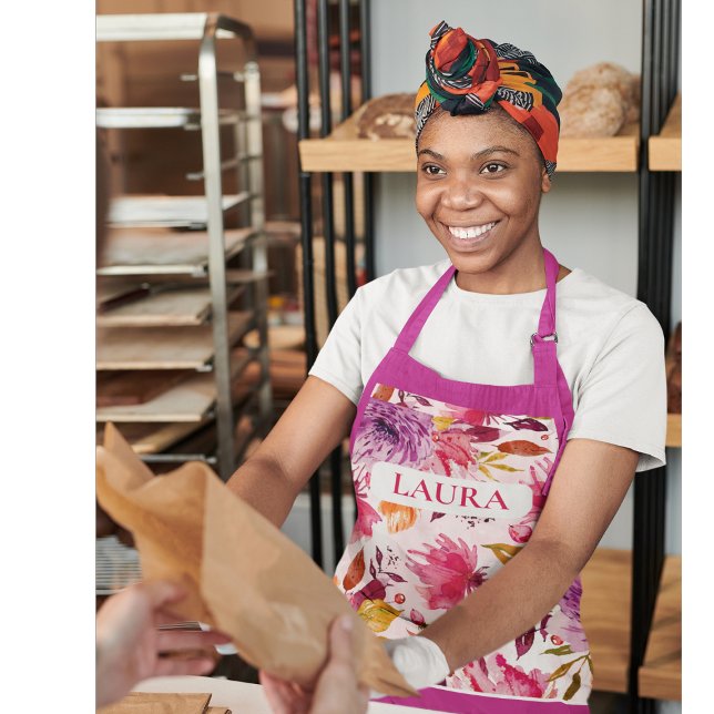 Tablier Floral Personnalisé (Créateur téléchargé)
