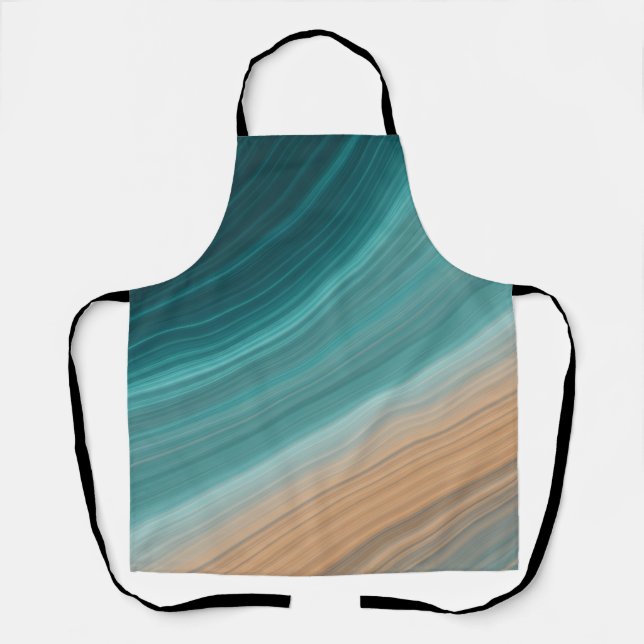 Tablier Flux de sable aquatique (Recto)