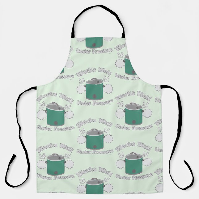 Tablier Fonctionne bien sous pression Motif de cuisson len (Recto)