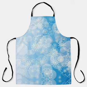 Tablier Fond de flocon de neige