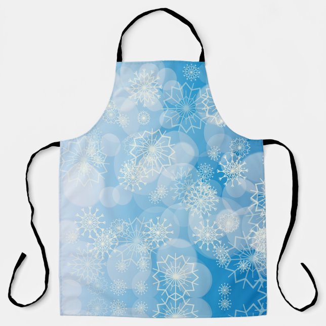 Tablier Fond de flocon de neige (Recto)