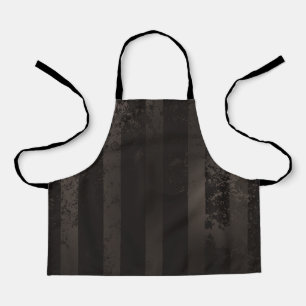 Tablier Fond marron rayé steampunk