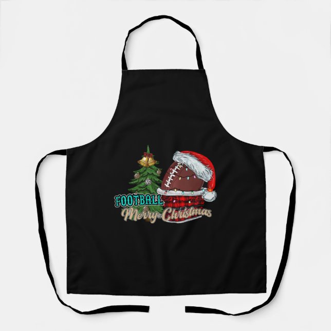 Tablier Football Joyeux Noël (Recto)