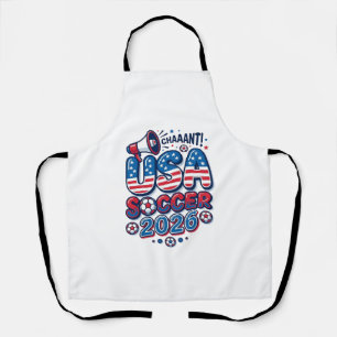 Tablier Football USA 2026 Football Gras Typographie Pays T