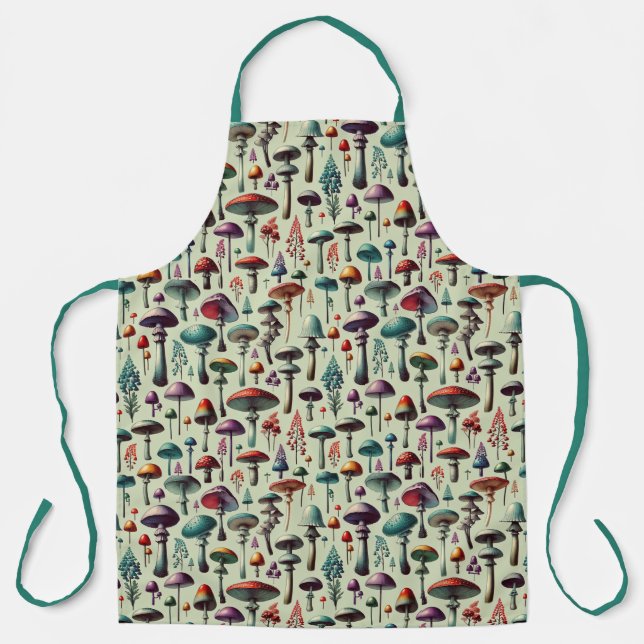 Tablier Forêt de champignons (Recto)
