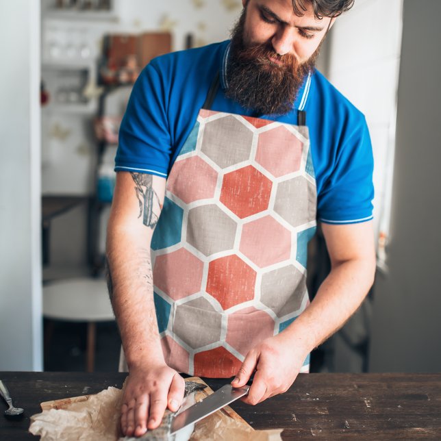 Tablier Formes Hexagones géométriques (Apron)