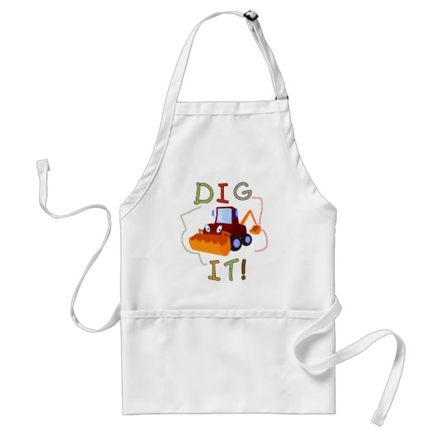 Tablier Fouille de construction il T-shirts et cadeaux (Devant)
