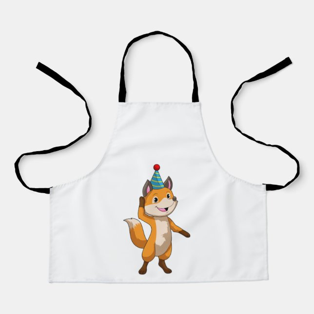 Tablier Fox à la fête avec casquette de parti (Recto)