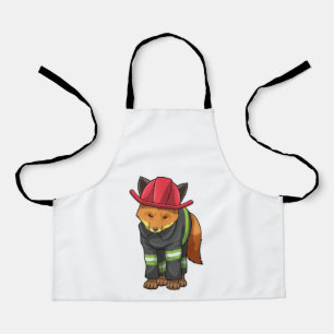 Tablier Fox as Firefighter avec Helmet