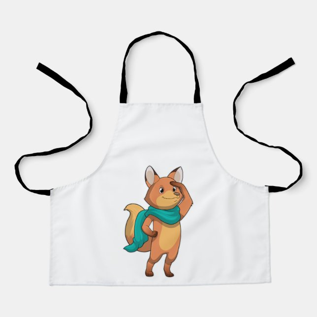 Tablier Fox with Scarf (Recto)