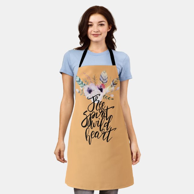 Tablier Free Spirit Wild Heart Boho Bouquet (Porté)