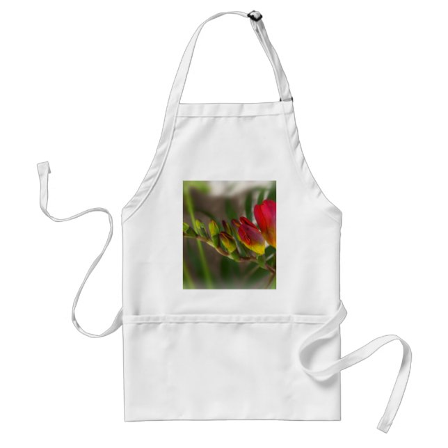 Tablier freesia rouge foncé (Devant)