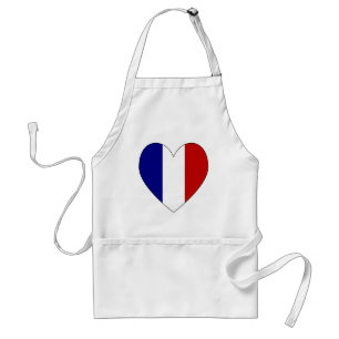 Tablier French Flag Heart Valentine 1