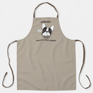 Tablier French Kitchen Help Apron - Brown