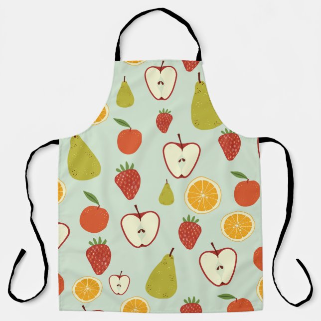 Tablier Fresh fruits in a seamless repeating pattern (Recto)