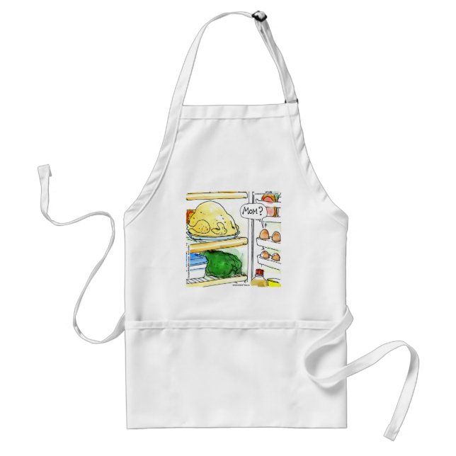 Tablier Fridge Chicken Egg Famille Amusante (Devant)