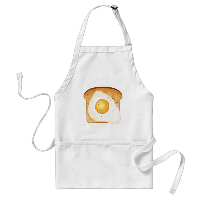 Tablier Fried egg on toast (Devant)