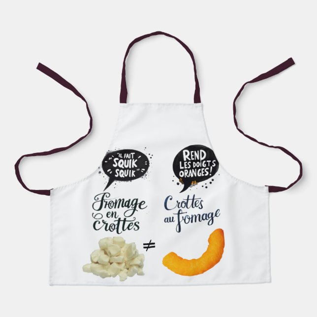 Tablier Fromage & crottes (Recto)