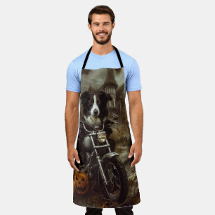 Tablier Frontière Collie équitation Moto Halloween Effraya