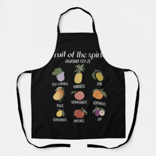 Tablier Fruit De L'Esprit Foi Chrétienne Jésus Dieu Amour