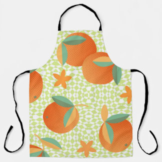 Tablier Fruit orange exotique : Vintage tropical.