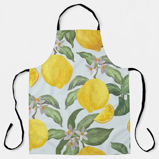 Tablier Fruit tropical citron Motif Vintage (Recto)