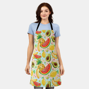 Tablier Fruits d'été frais Motif