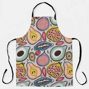 Tablier Fruits motif sans soudure