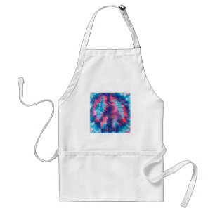 Tablier Fun Abstrait rose violet Mélange de la paix Aprons