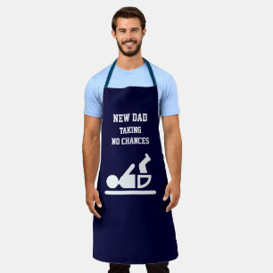 Tablier Fun NOUVEAU DAD couche Duty BLUE